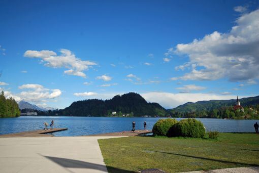 Bled lake waterfront