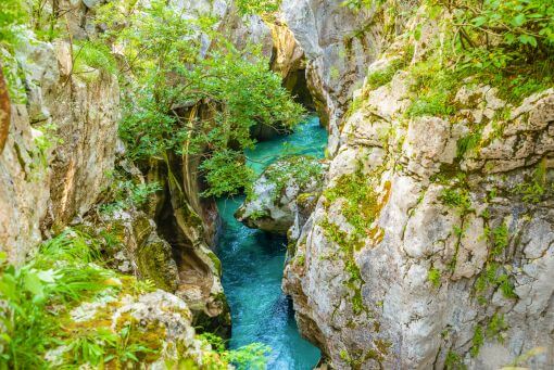 Soca valley gorge