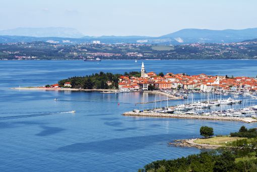 Izola elevated view