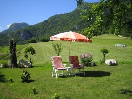 Relaxing in the garden